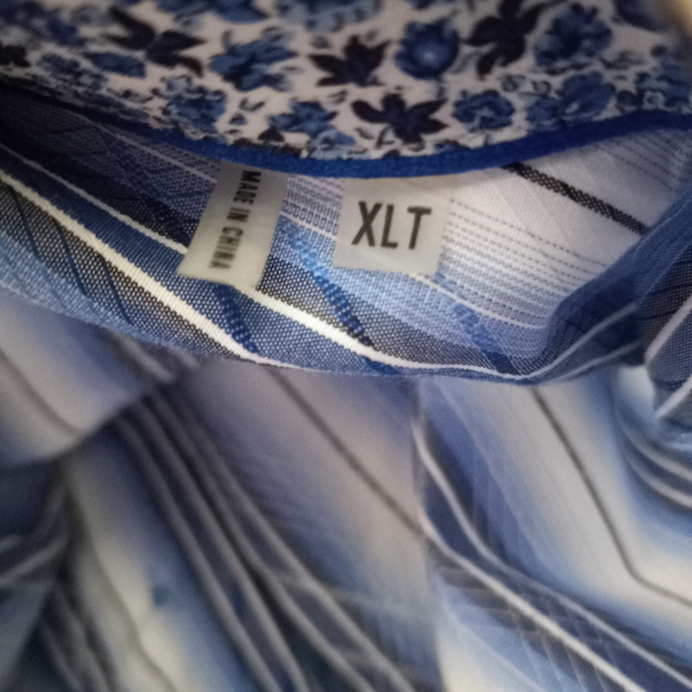 Bugatchi Striped Button Down Dress Shirt - Picture 6 of 7